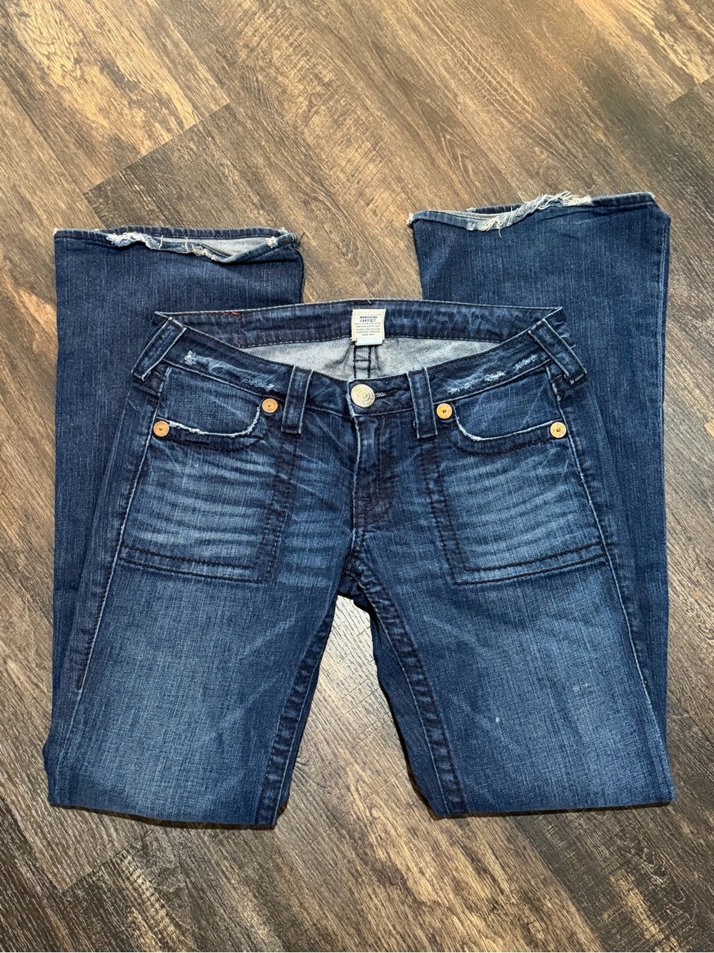True Religion Joey Big T Flare Jeans Made in USA Size 28